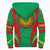 Wonder Print Shop Clothing - Mauritania Action Flag Sherpa Hoodie RLT7 - Wonder Print Shop