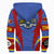 Wonder Print Shop Clothing - Eswatini Action Flag Sherpa Hoodie RLT7 - Wonder Print Shop