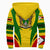 Wonder Print Shop Clothing - Zimbabwe Action Flag Sherpa Hoodie RLT7 - Wonder Print Shop