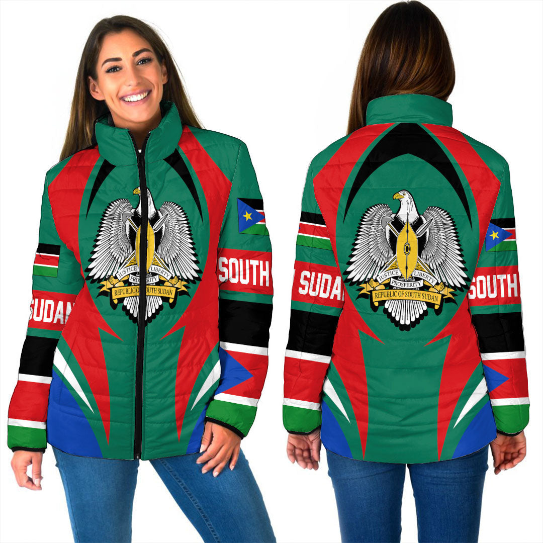 wonder-print-shop-clothing-south-sudan-action-flag-women-padded-jacket