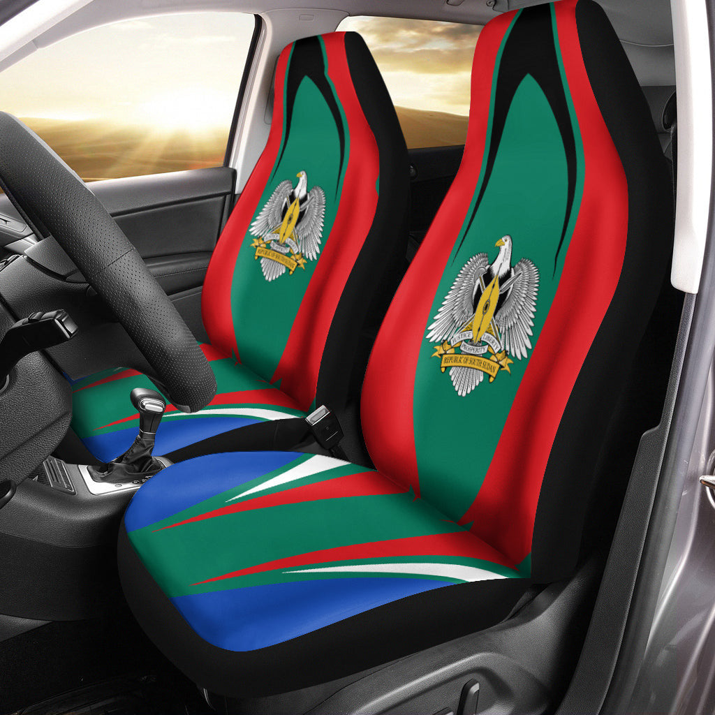 Wonder Print Shop Car Seat Covers - South Sudan Car Seat Covers RLT7 - Wonder Print Shop