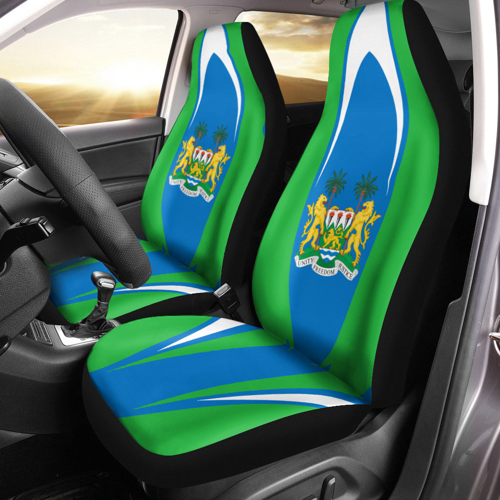 Wonder Print Shop Car Seat Covers - Sierra Leone Car Seat Covers RLT7 - Wonder Print Shop