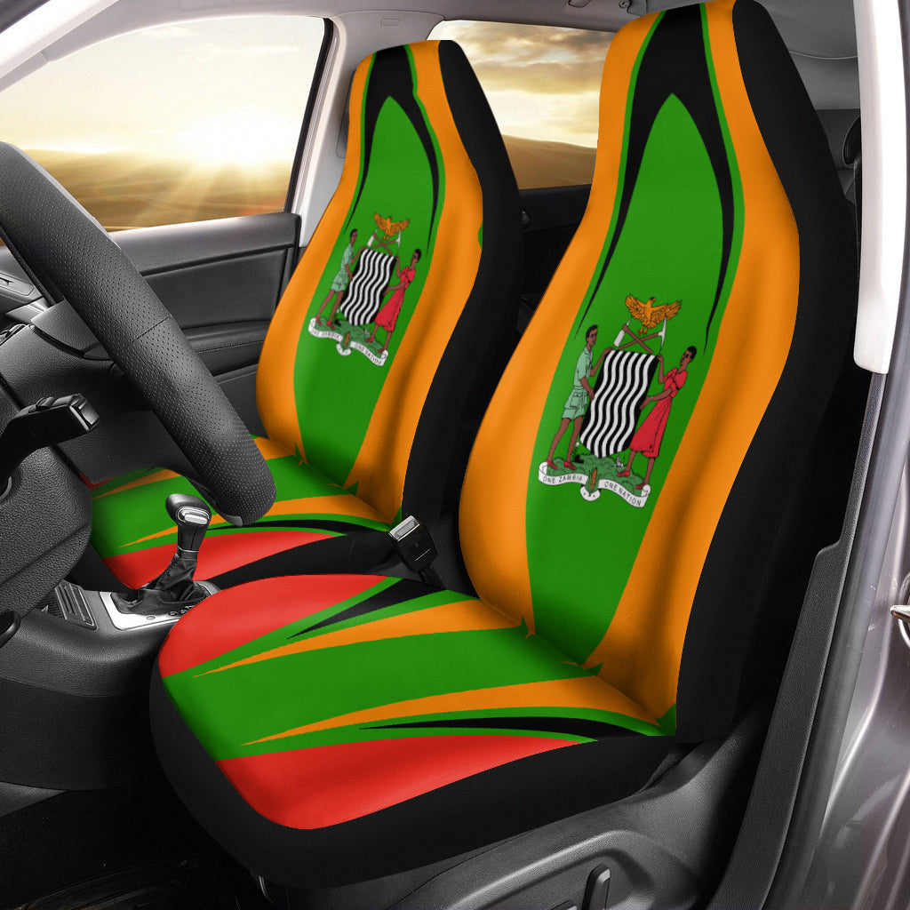 Wonder Print Shop Car Seat Covers - Zambia Car Seat Covers RLT7 - Wonder Print Shop