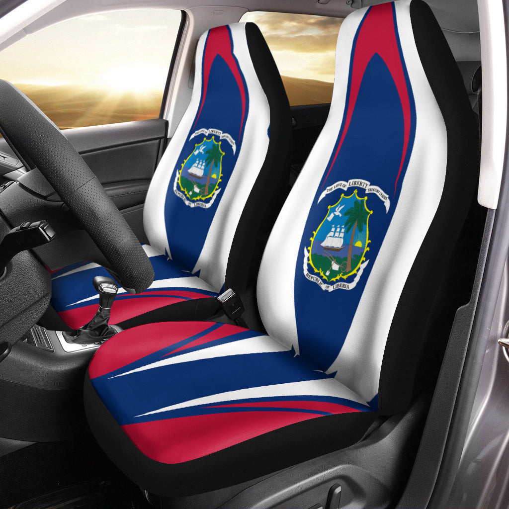 Wonder Print Shop Car Seat Covers - Liberia Car Seat Covers RLT7 - Wonder Print Shop