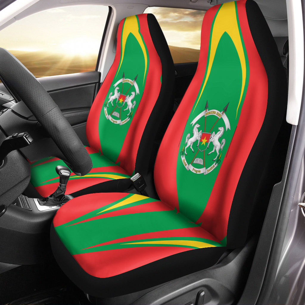 Wonder Print Shop Car Seat Covers - Burkina Faso Car Seat Covers RLT7 - Wonder Print Shop