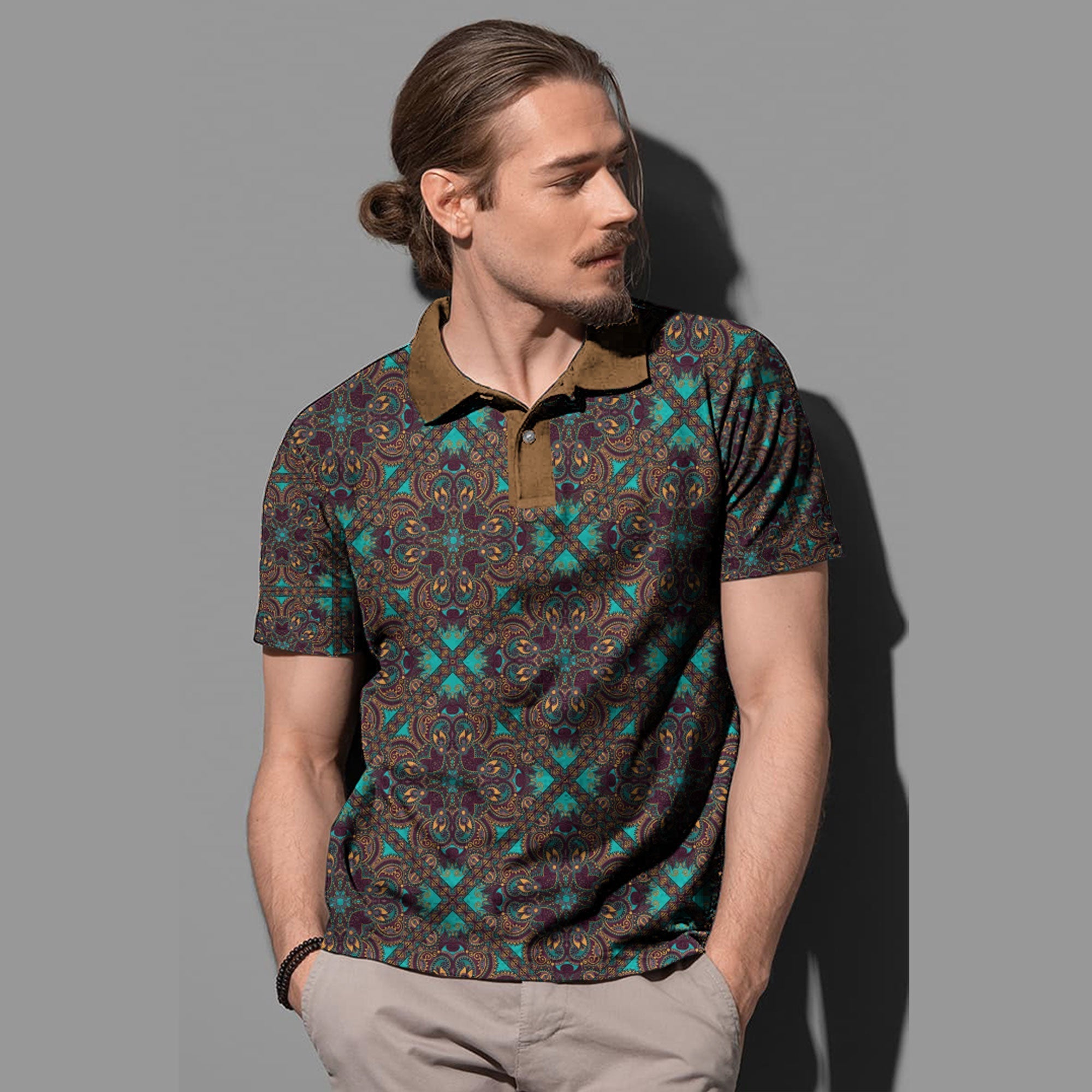 Clothing Paisley Polo Shirt Bandana Pattern Seamless Ver.01 RLT13 - Wonder Print Shop