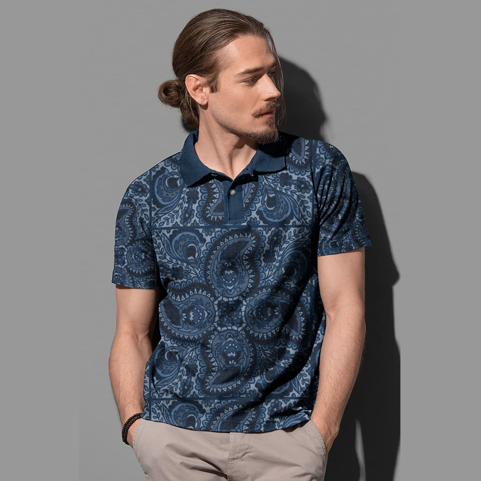 Clothing Paisley Polo Shirt Bandana Pattern Seamless Ver.04 RLT13 - Wonder Print Shop