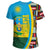 Rwanda Flag and Kente Pattern Special RLT13 - Wonder Print Shop