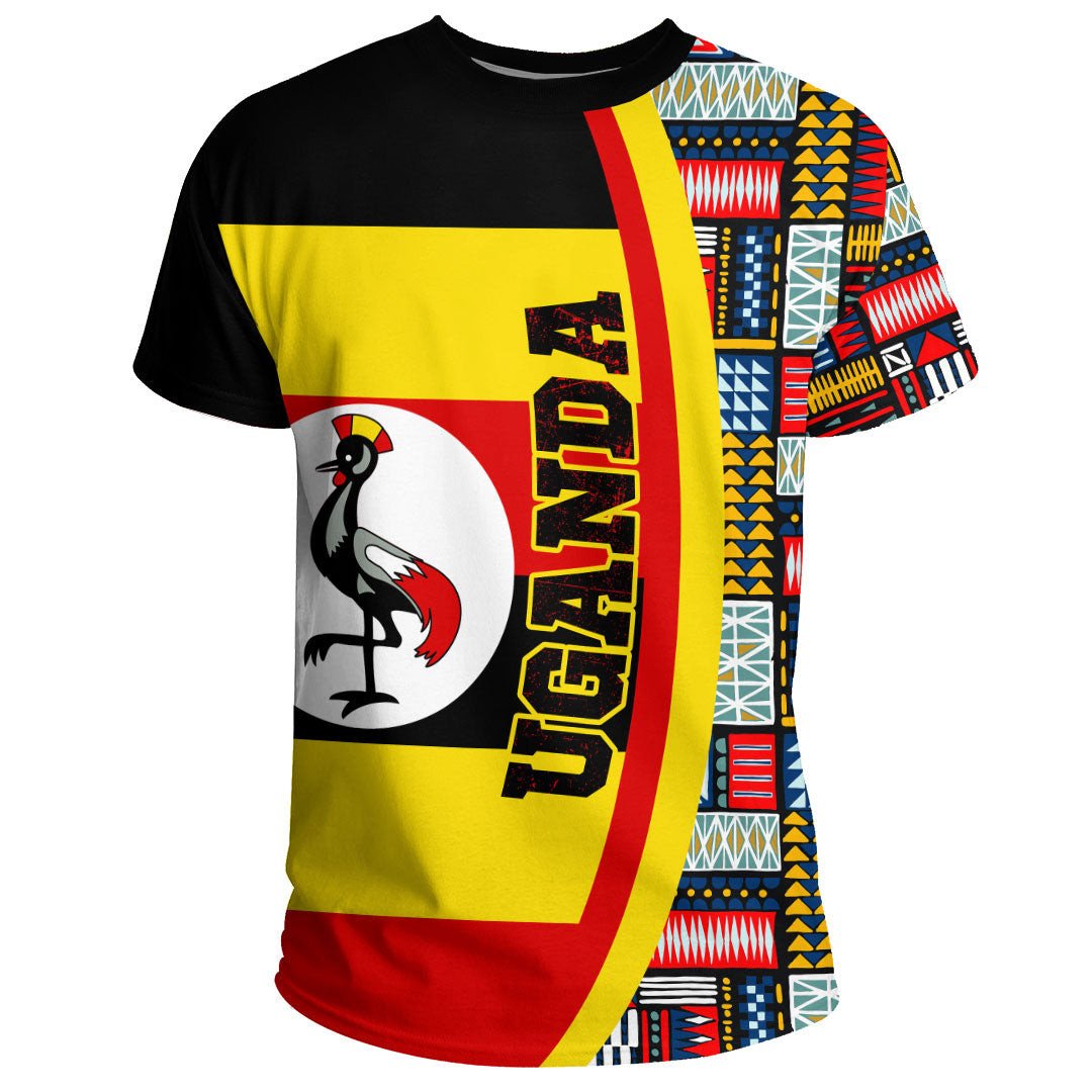 Uganda Flag and Kente Pattern Special RLT13 - Wonder Print Shop