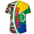 Comoros Flag and Kente Pattern Special RLT13 - Wonder Print Shop