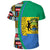 Gabon Flag and Kente Pattern Special RLT13 - Wonder Print Shop