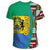 Gabon Flag and Kente Pattern Special RLT13 - Wonder Print Shop