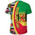 Republic of the Congo Flag and Kente Pattern Special RLT13 - Wonder Print Shop