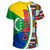 Comoros Flag and Kente Pattern Special RLT13 - Wonder Print Shop