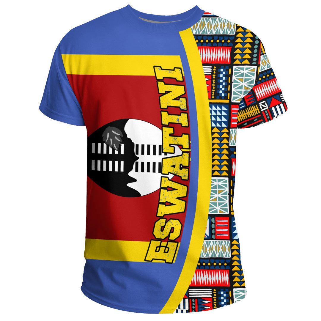 Eswatini Flag and Kente Pattern Special RLT13 - Wonder Print Shop