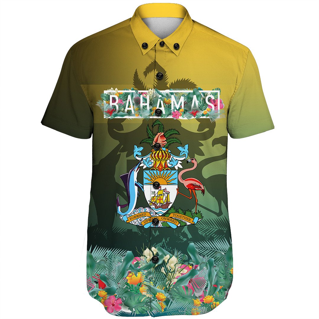 bahamas-flag-and-coat-of-arms-special-style-short-sleeve-shirt