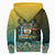 Bahamas Flag and Coat of Arms Special Style Sherpa Hoodie RLT13 - Wonder Print Shop