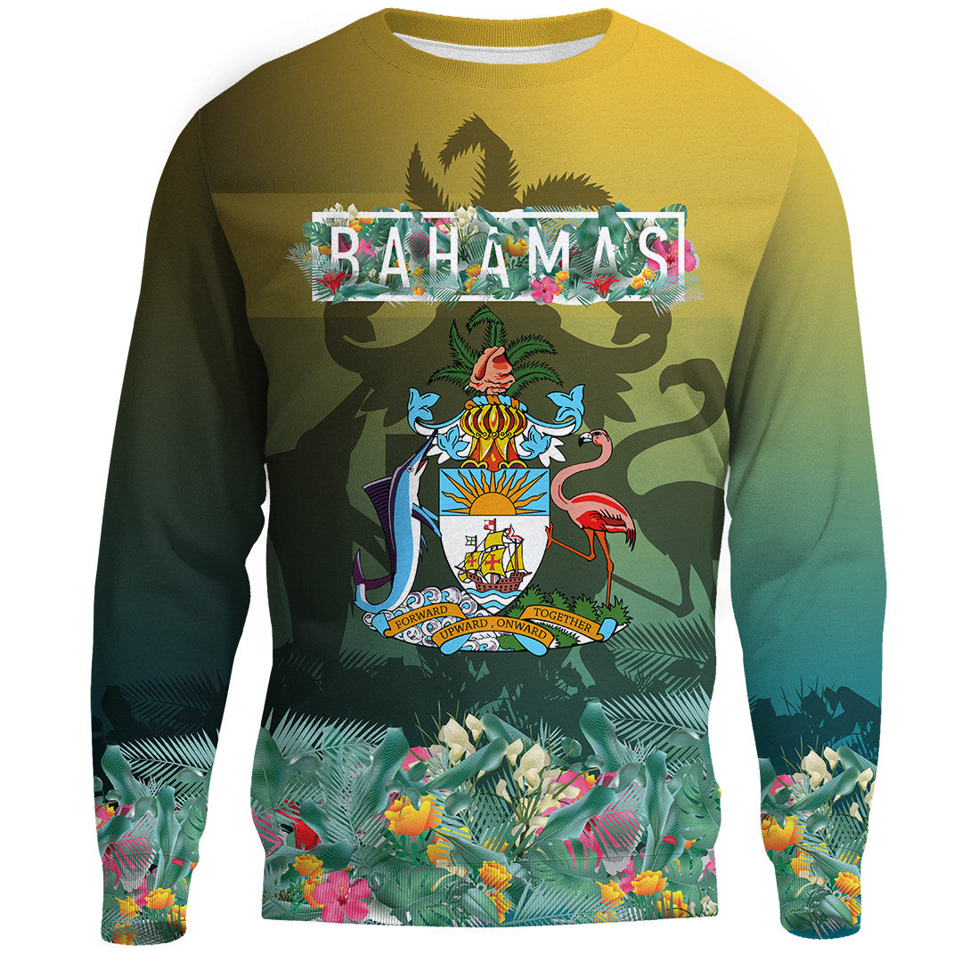 Bahamas Flag and Coat of Arms Special Style Sweatshirts RLT13 - Wonder Print Shop