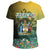 Bahamas Flag and Coat of Arms Special Style T Shirt RLT13 - Wonder Print Shop