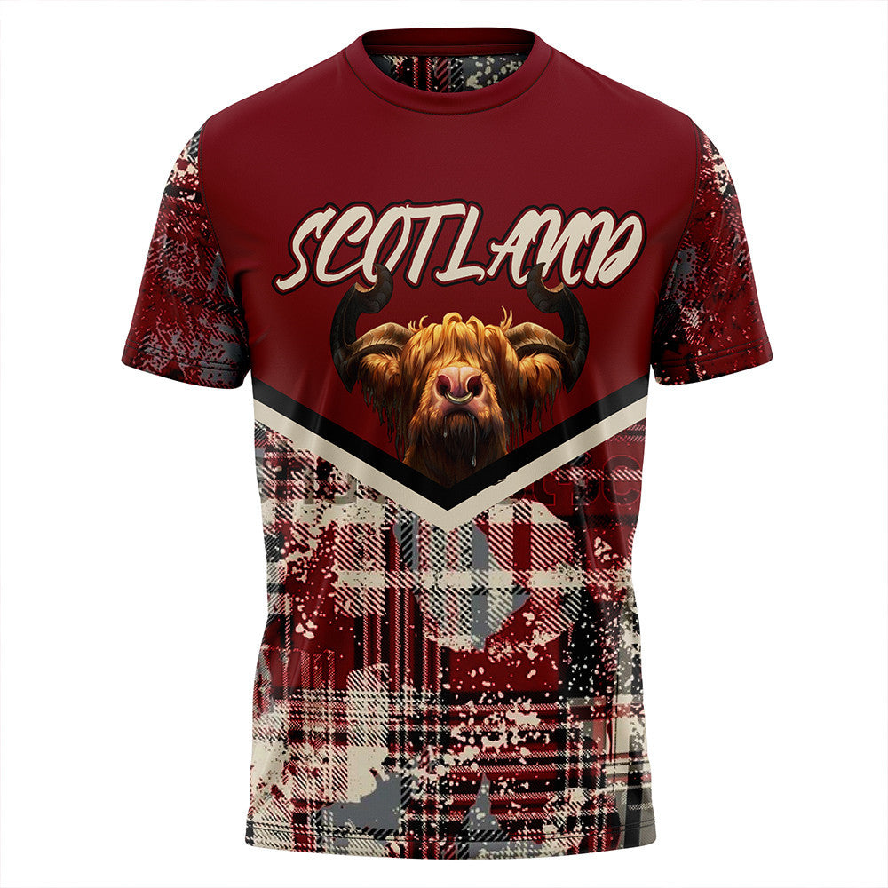 scotland-tartan-grunge-plaid-t-shirt