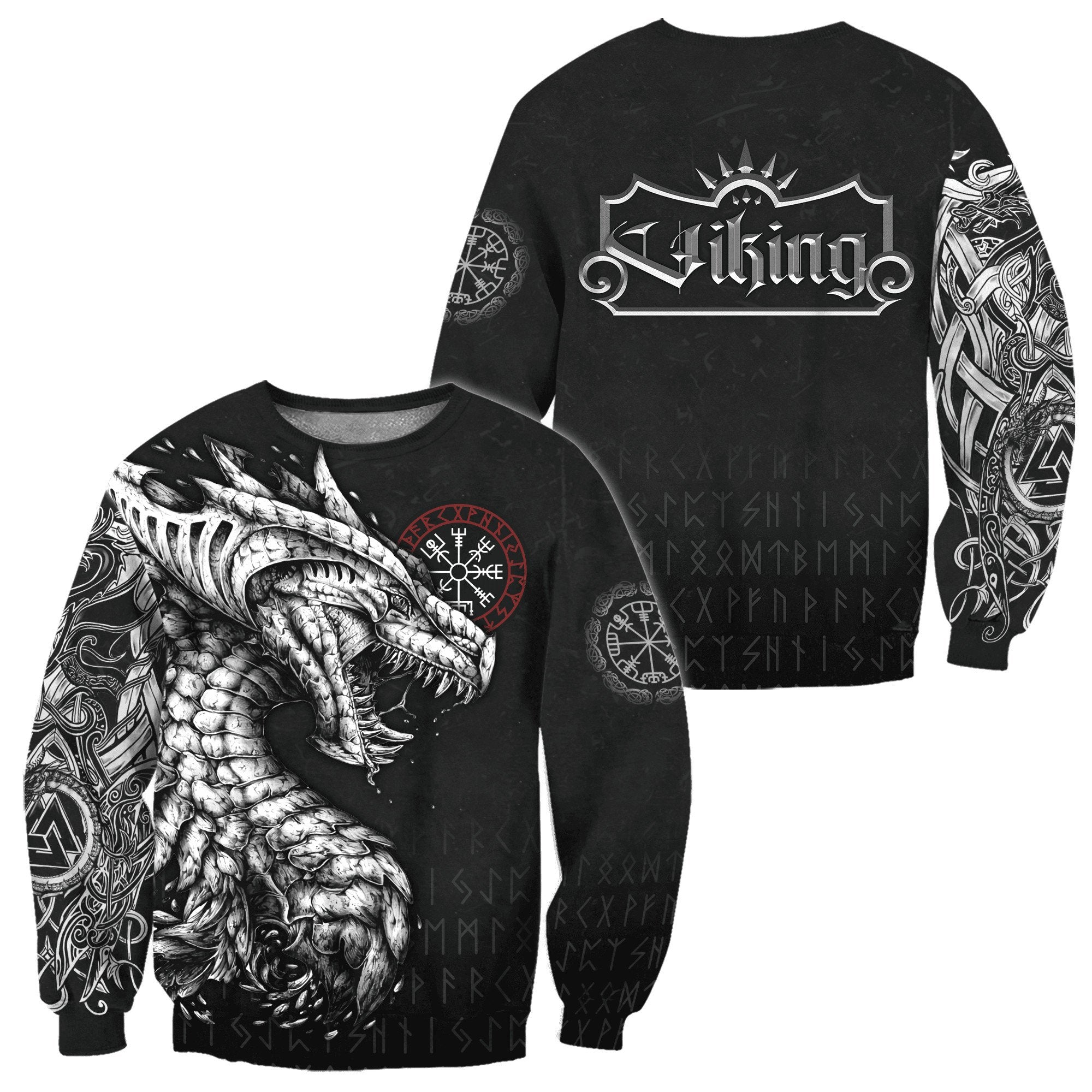 viking-clothing-viking-dragon-vegvisir-sweatshirt-new