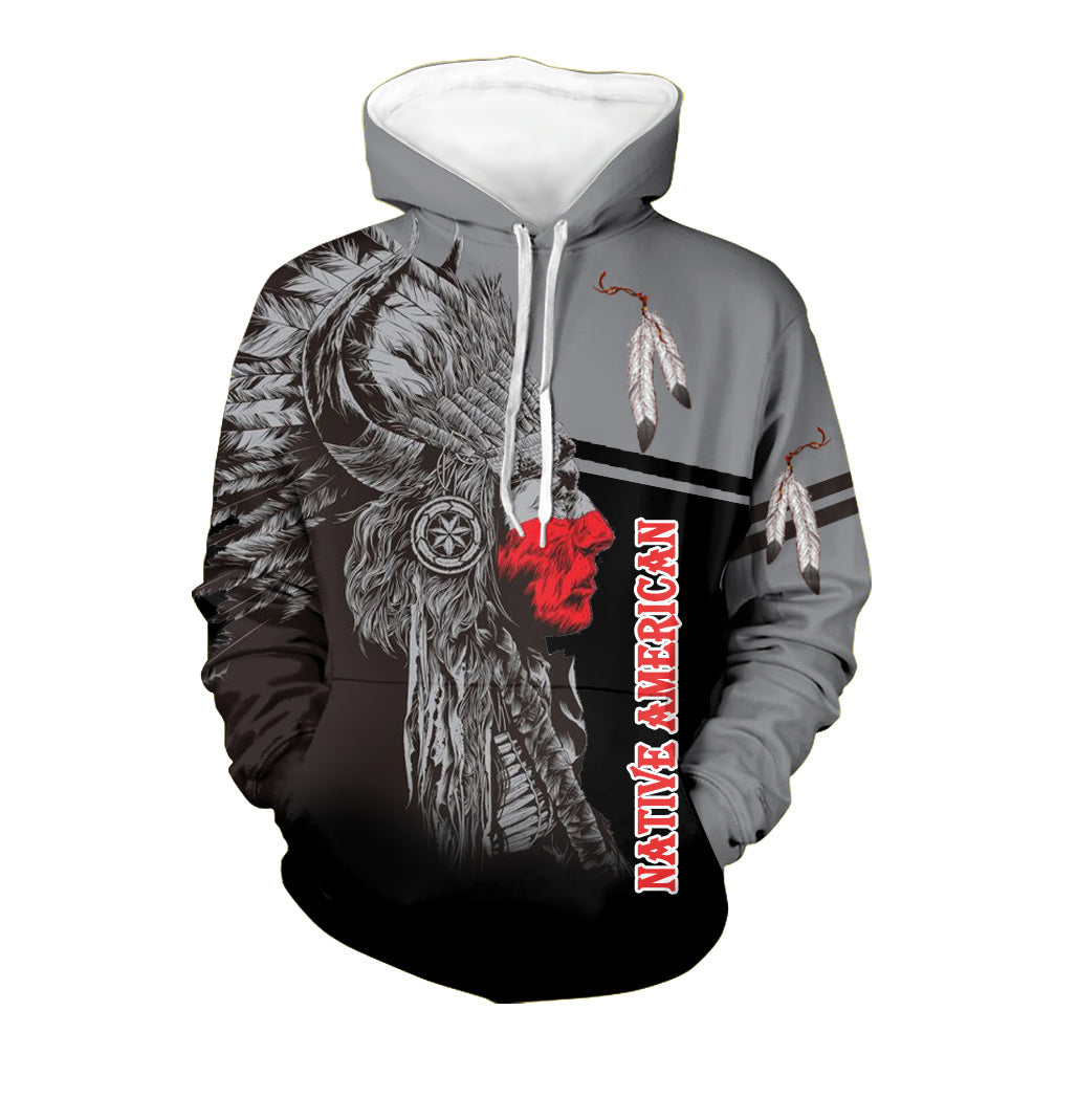 black-and-red-chief-native-american-3d-hoodie