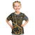 Deer Hunting Grunge Pattern Kid T Shirt - Wonder Print Shop