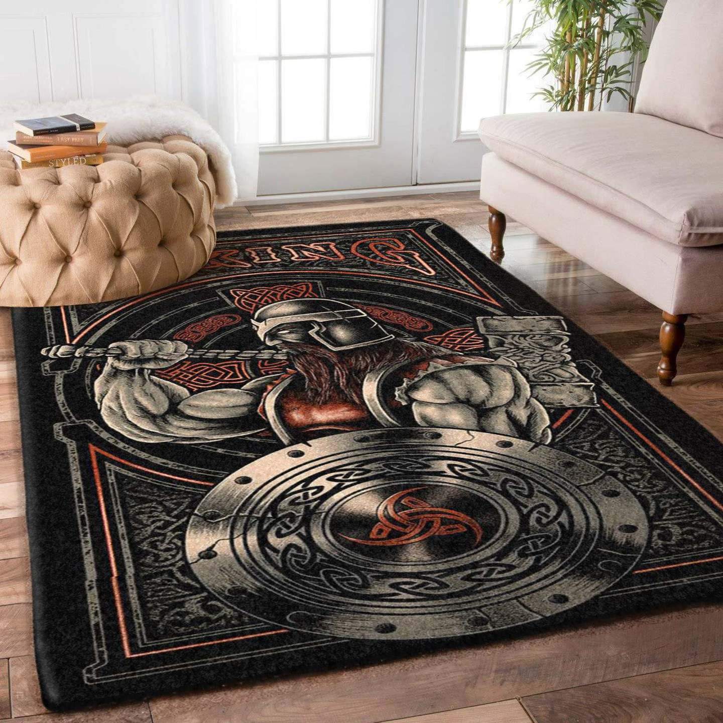 Viking Area Rug Strong Viking Rectangle Rug RLT12 - Wonder Print Shop