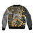 Deer Hunting Grunge Pattern Bomber Jacket - Wonder Print Shop