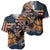 Deer Hunting American Flag Deciduous Forest Pattern Baseball Jersey - Wonder Print Shop