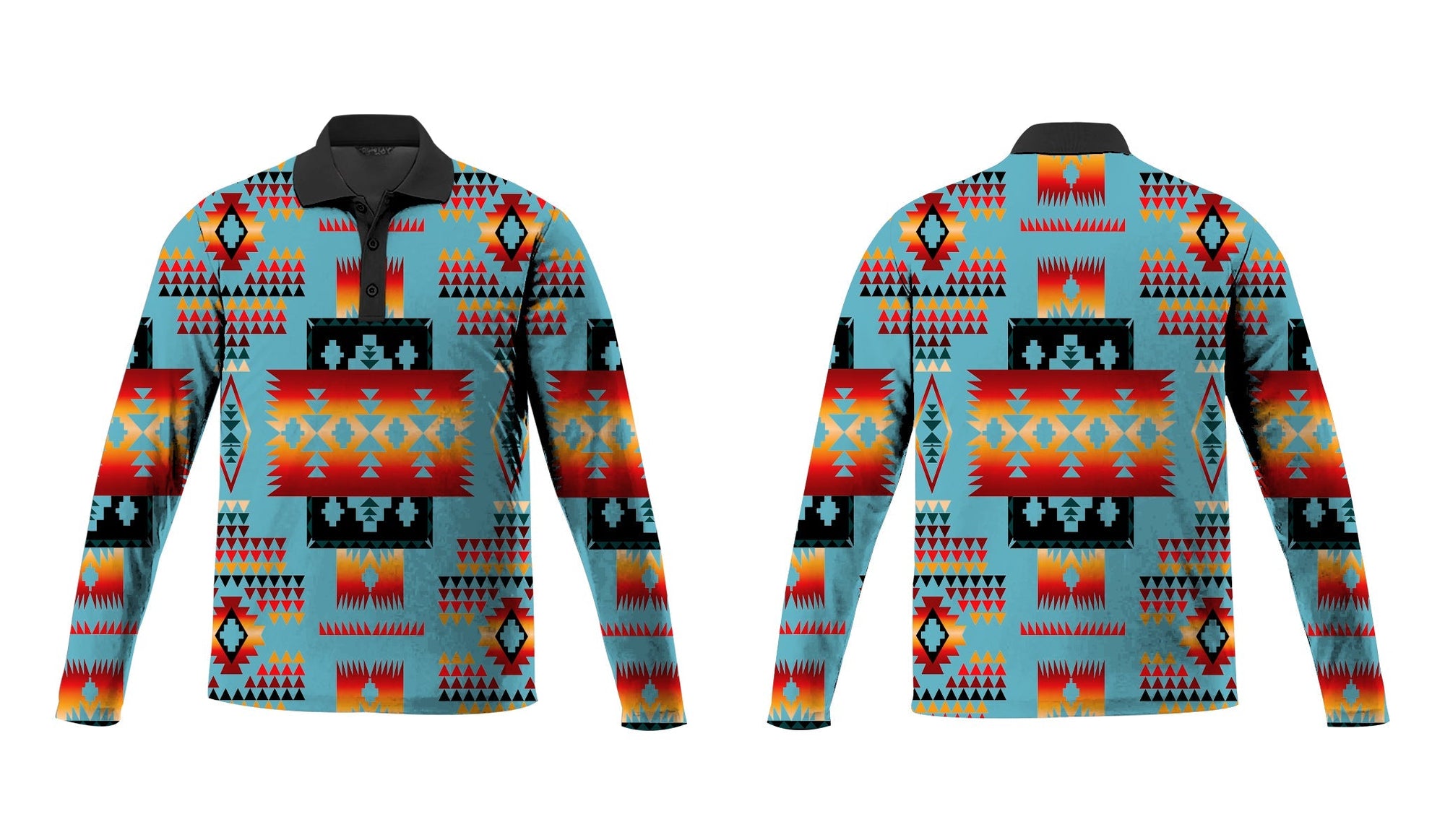 blue-native-tribes-pattern-native-american-polo-long-sleeve