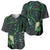 Deer Hunting Green Grunge Pattern Baseball Jersey - Wonder Print Shop