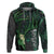 Deer Hunting Green Grunge Pattern Hoodie - Wonder Print Shop