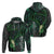 Deer Hunting Green Grunge Pattern Hoodie - Wonder Print Shop