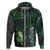 Deer Hunting Green Grunge Pattern Hoodie - Wonder Print Shop