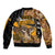 Deer Hunting Fall Of The Leaf Pattern Bomber Jacket - Wonder Print Shop