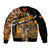 Deer Hunting Fall Of The Leaf Pattern Bomber Jacket - Wonder Print Shop