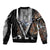 Deer Hunting Deciduous Forest Pattern Bomber Jacket - Wonder Print Shop