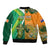 (Custom Personalised) Ireland and Australia Rugby Sevens Irish Sevens Mix Aussie Sevens Bomber Jacket - Wonder Print Shop