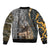 Deer Hunting Abstract Grunge Pattern Bomber Jacket - Wonder Print Shop