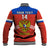 (Custom Text And Number) Russia Hockey 2023 Red Sporty Style Baseball Jacket - Wonder Print Shop