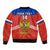 custom-text-and-number-russia-hockey-2023-red-sporty-style-sleeve-zip-bomber-jacket