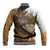 Deer Hunting Autumn Forest Abstract Pattern Baseball Jacket - Wonder Print Shop