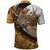 Deer Hunting Autumn Forest Abstract Pattern Polo Shirt - Wonder Print Shop