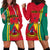 (Custom Personalised) Cameroon Happy Unity Day Cameroun Coat Of Arms Hoodie Dress - Wonder Print Shop