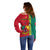 (Custom Personalised) Cameroon Happy Unity Day Cameroun Coat Of Arms Off Shoulder Sweater - Wonder Print Shop