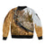 Deer Hunting Autumn Forest Abstract Pattern Bomber Jacket - Wonder Print Shop