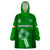 (Custom Text And Number) Ireland Rugby Go Shamrocks Wearable Blanket Hoodie - Wonder Print Shop