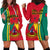 Cameroon Happy Unity Day Cameroun Coat Of Arms Hoodie Dress - Wonder Print Shop