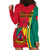 Cameroon Happy Unity Day Cameroun Coat Of Arms Hoodie Dress - Wonder Print Shop